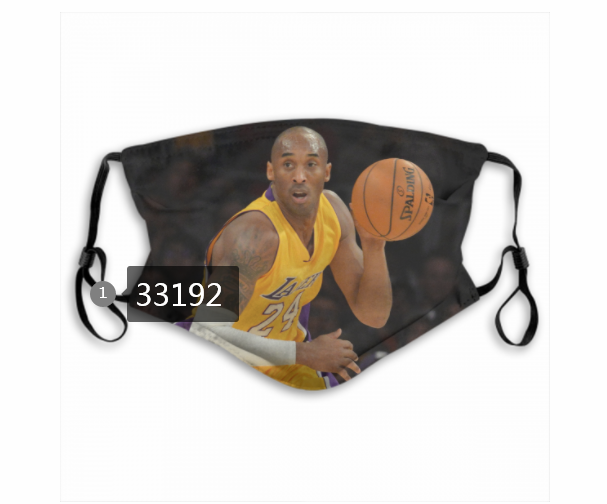 2021 NBA Los Angeles Lakers 24 kobe bryant 33192 Dust mask with filter